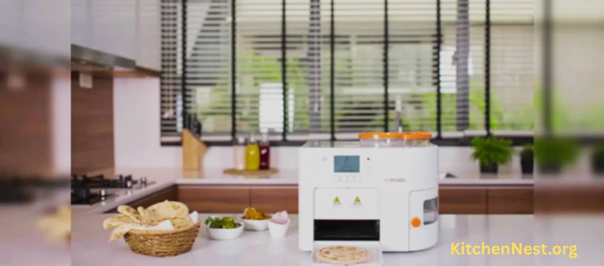 Rotimatic Machine on a Modern Kitchen Counter Making Fresh Roti