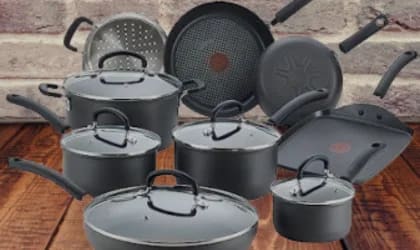T-fal Ultimate Hard Anodized Nonstick 17-Piece Set